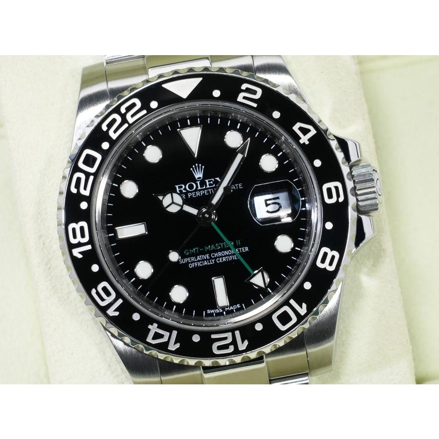 ロレックス GMTマスターII Ref.116710LN ステンレススチール ブラック文字盤 オイスターブレスレット | GMTマスター | 02