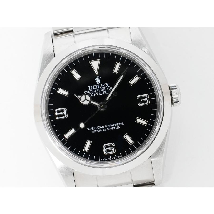 ロレックス エクスプローラーI Ref.14270 ステンレススチール ブラック文字盤 オイスターブレスレット | エクスプローラー（ROLEX） | 02
