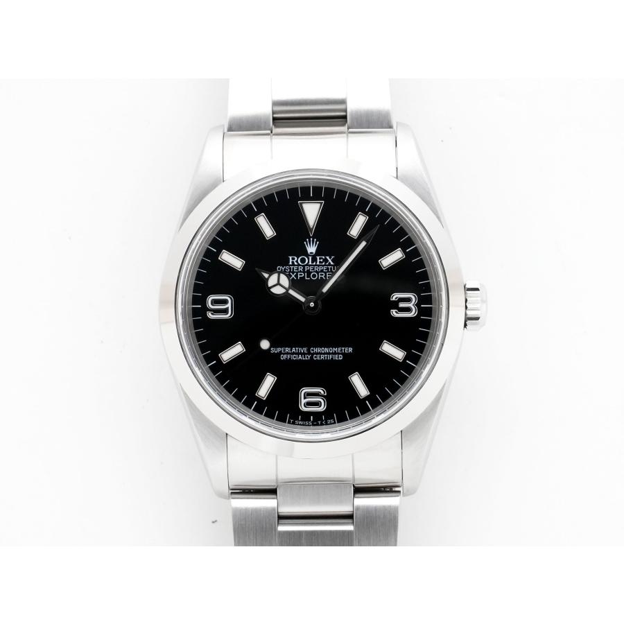 ロレックス エクスプローラーI Ref.14270 ステンレススチール ブラック文字盤 オイスターブレスレット | エクスプローラー（ROLEX） | 01