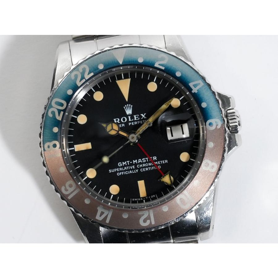 ロレックス GMTマスター Ref.1675 ステンレススチール ブラック文字盤 オイスターブレスレット | GMTマスター | 02