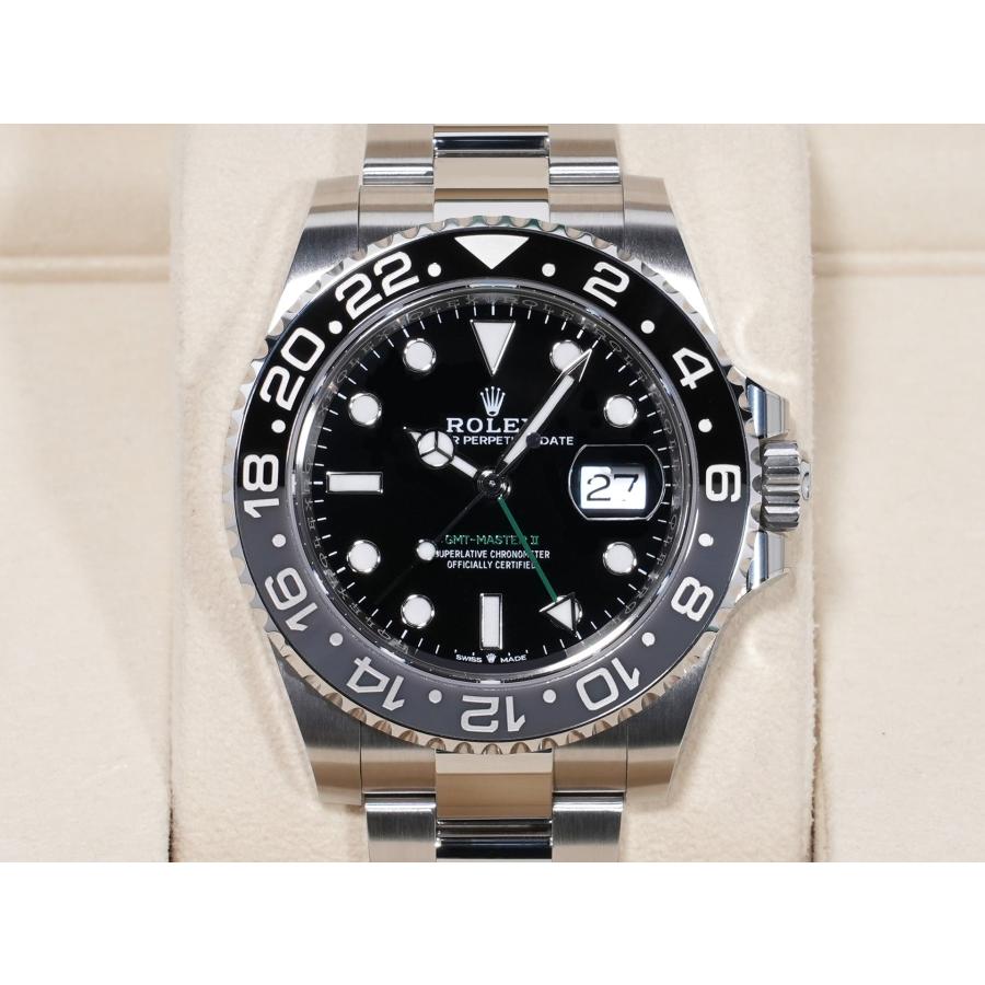 ロレックス GMTマスターII Ref.126710GRNR ステンレススチール ブラック文字盤 オイスターブレスレット | GMTマスター | 01