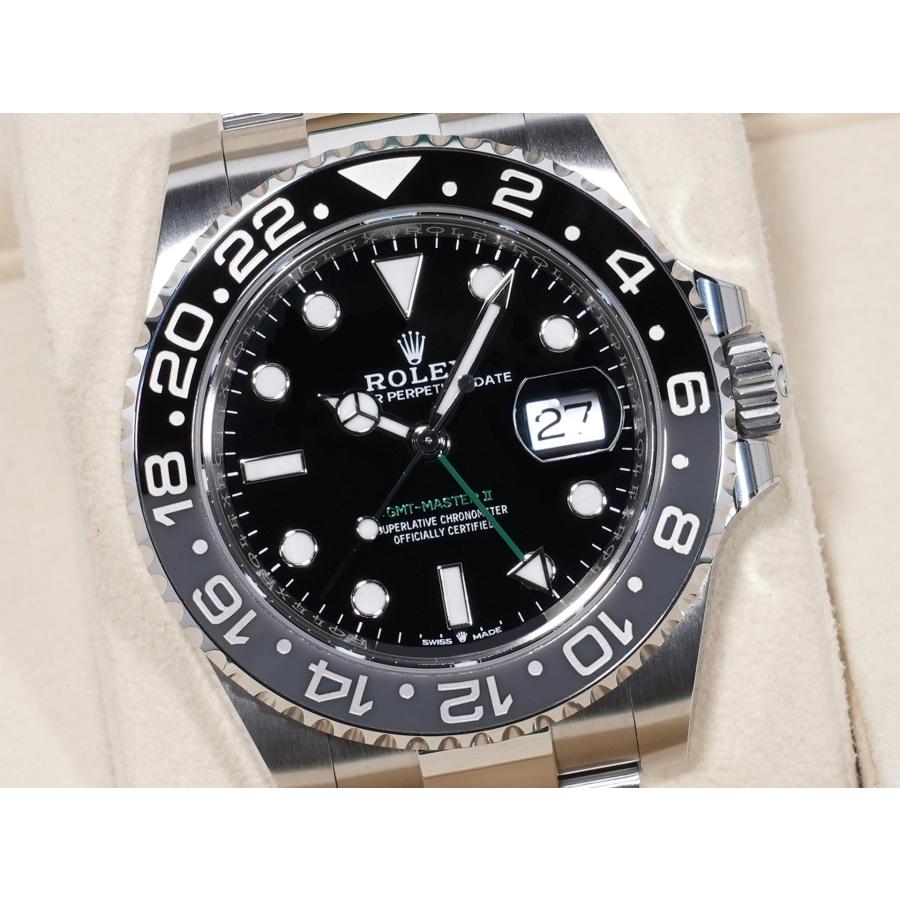ロレックス GMTマスターII Ref.126710GRNR ステンレススチール ブラック文字盤 オイスターブレスレット | GMTマスター | 02