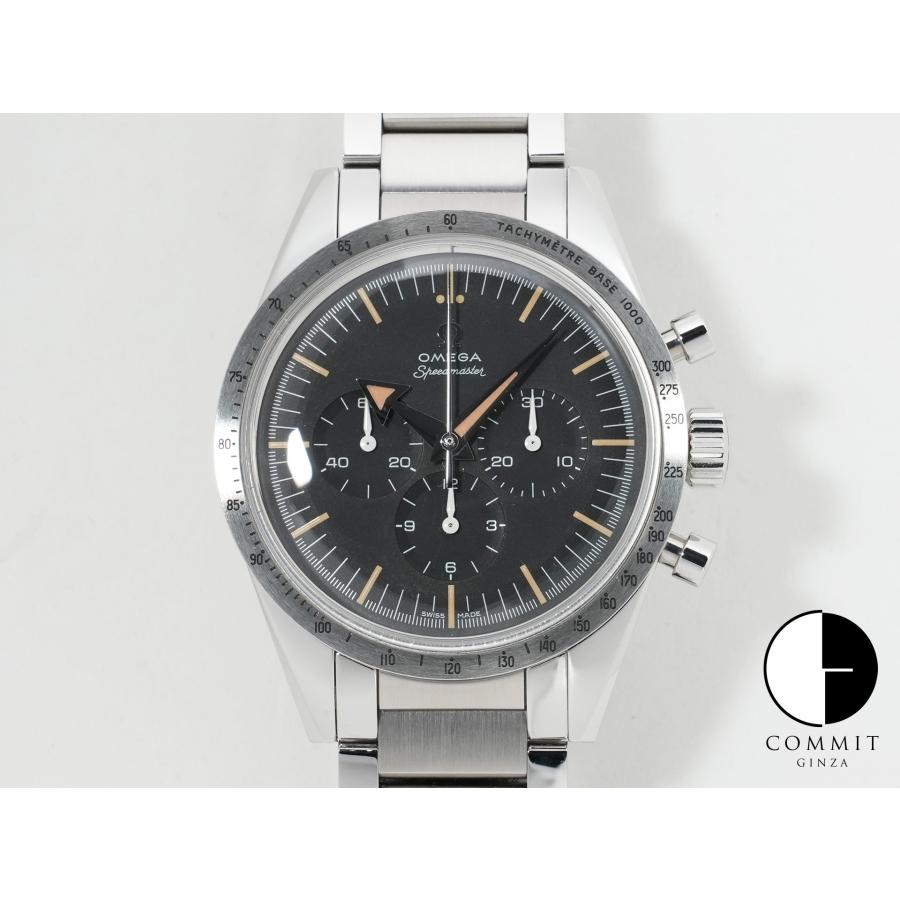 オメガ スピードマスター '57 クロノグラフ 38.6MM Ref.311.10.39.30.01.001 SS ブラック文字盤 | OMEGA