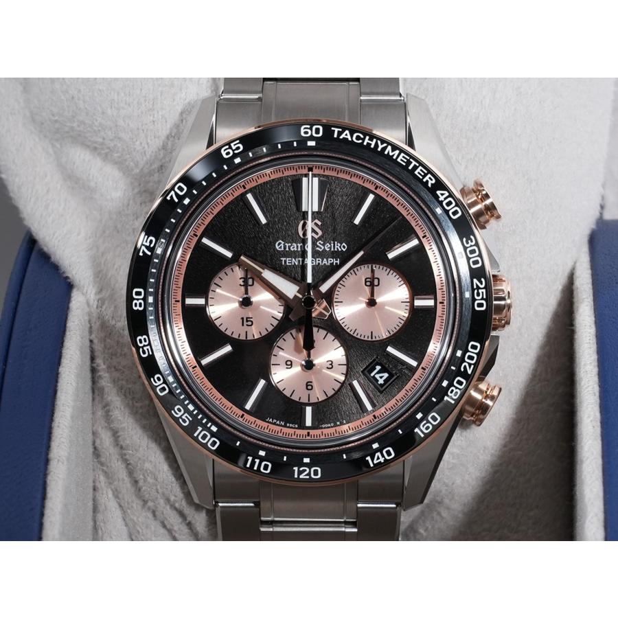 グランドセイコー エボリューション 9 コレクション メカニカルクロノグラフ テンタグラフ Ref.SLGC004 Ti ブラック/ピンク文字盤 | Grand Seiko | 01