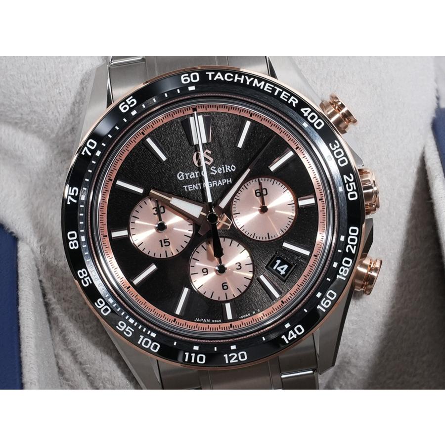 グランドセイコー エボリューション 9 コレクション メカニカルクロノグラフ テンタグラフ Ref.SLGC004 Ti ブラック/ピンク文字盤 | Grand Seiko | 02