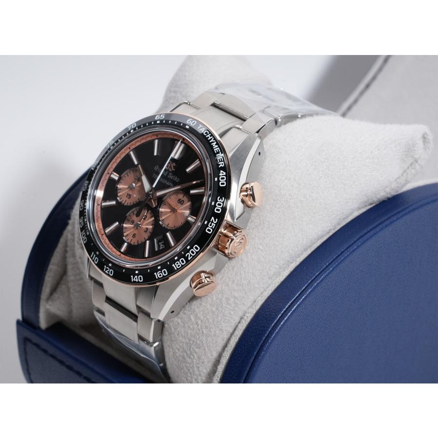 グランドセイコー エボリューション 9 コレクション メカニカルクロノグラフ テンタグラフ Ref.SLGC004 Ti ブラック/ピンク文字盤 | Grand Seiko | 03