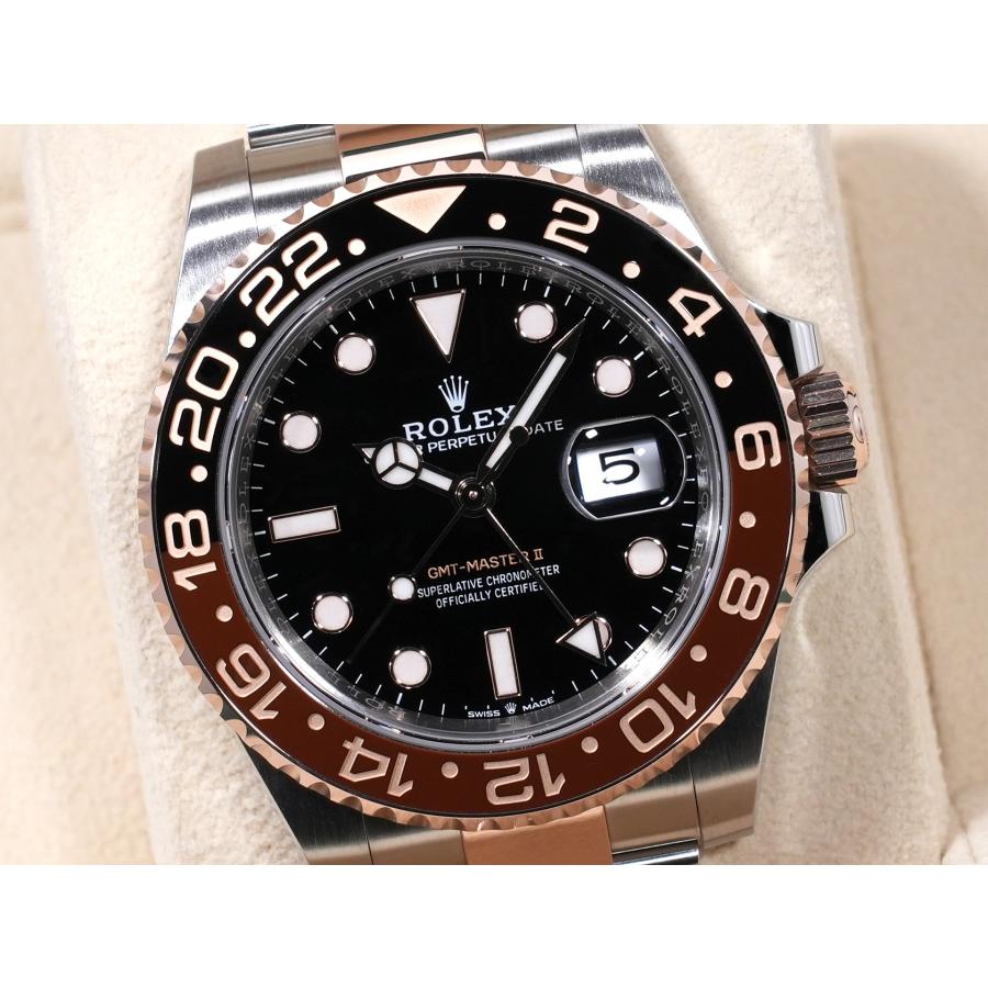 ロレックス GMTマスターII Ref.126711CHNR ステンレススチール/エバーローズゴールド ブラック文字盤 オイスターブレスレット | GMTマスター | 02