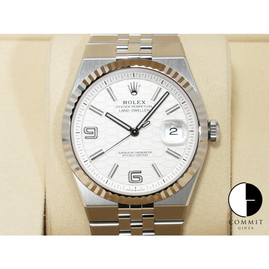 ロレックス ランドドゥエラー Ref.127334 ステンレススチール/ホワイトゴールド ホワイト文字盤 ジュビリーブレスレット | ROLEX