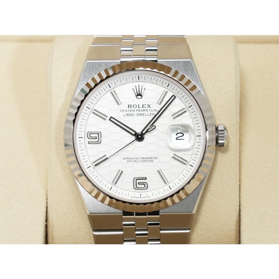 ロレックス ランドドゥエラー Ref.127334 ステンレススチール/ホワイトゴールド ホワイト文字盤 ジュビリーブレスレット | ROLEX | 01