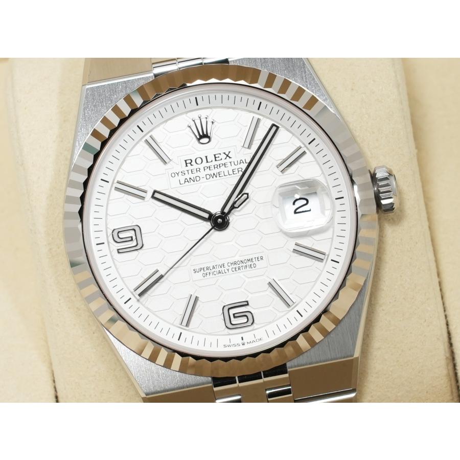 ロレックス ランドドゥエラー Ref.127334 ステンレススチール/ホワイトゴールド ホワイト文字盤 ジュビリーブレスレット | ROLEX | 02