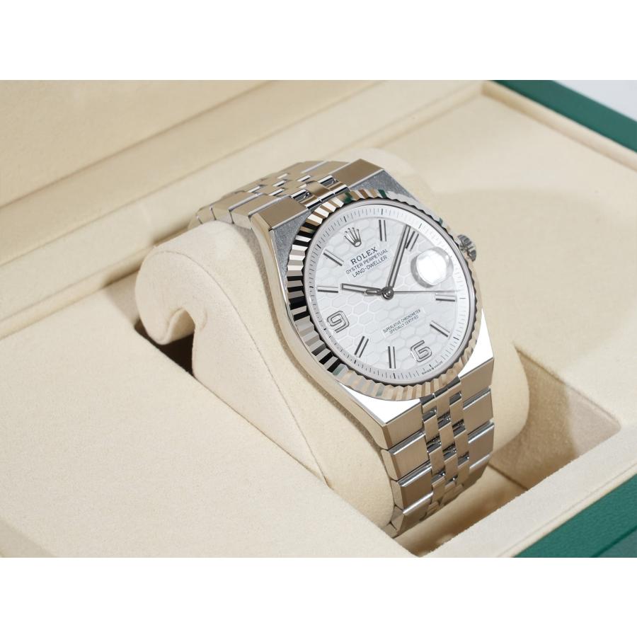 ロレックス ランドドゥエラー Ref.127334 ステンレススチール/ホワイトゴールド ホワイト文字盤 ジュビリーブレスレット | ROLEX | 04