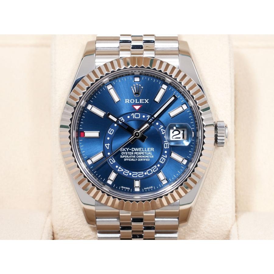 ロレックス スカイドゥエラー Ref.326934 ステンレススチール/ホワイトゴールド ブルー文字盤 ジュビリーブレスレット | スカイドゥエラー | 01