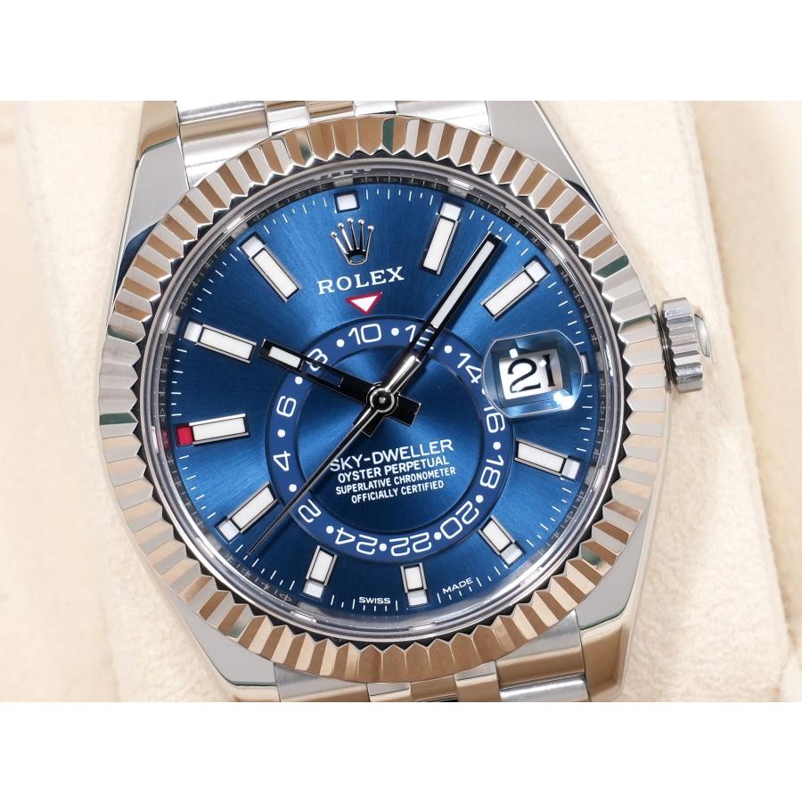 ロレックス スカイドゥエラー Ref.326934 ステンレススチール/ホワイトゴールド ブルー文字盤 ジュビリーブレスレット | スカイドゥエラー | 02