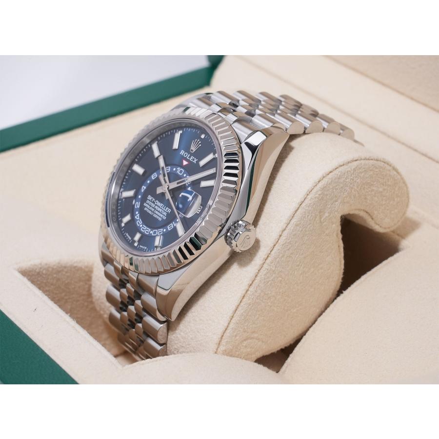 ロレックス スカイドゥエラー Ref.326934 ステンレススチール/ホワイトゴールド ブルー文字盤 ジュビリーブレスレット | スカイドゥエラー | 03