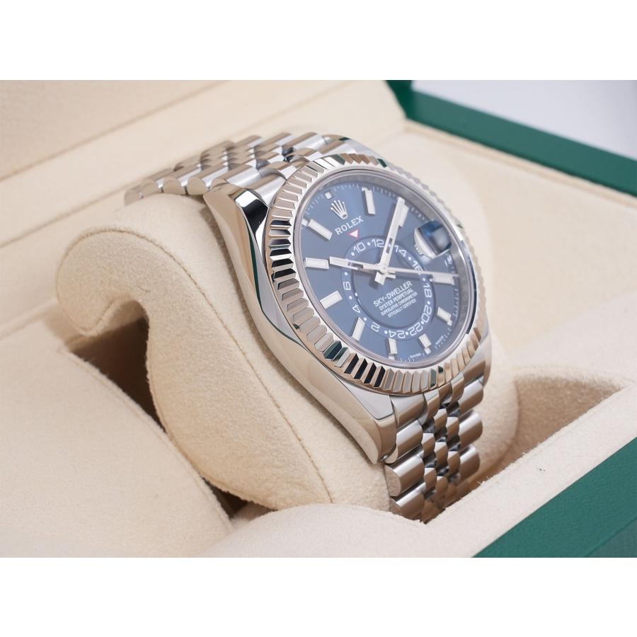 ロレックス スカイドゥエラー Ref.326934 ステンレススチール/ホワイトゴールド ブルー文字盤 ジュビリーブレスレット | スカイドゥエラー | 04