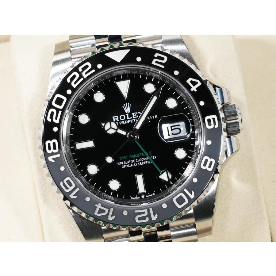 ロレックス GMTマスターII Ref.126710GRNR SS ブラック文字盤 ジュビリーブレスレット | GMTマスター | 02