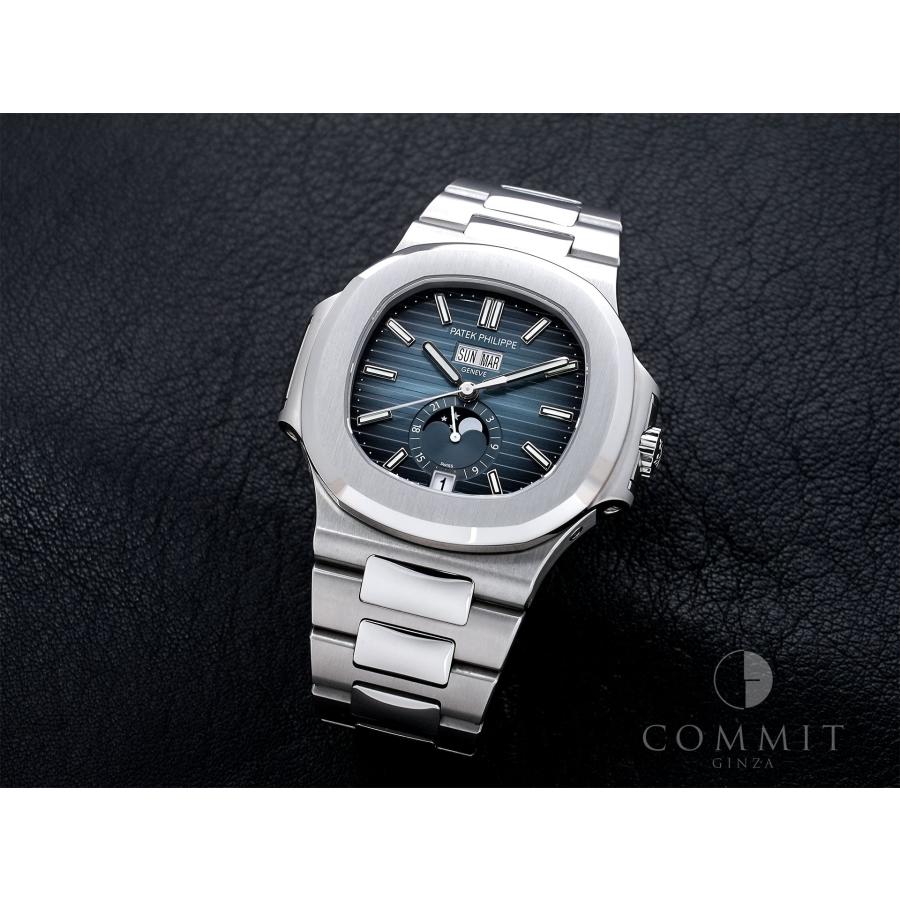 パテックフィリップ ノーチラス アニュアルカレンダー ムーンフェイズ Ref.5726/1A-014 ステンレススチール ブルー、ブラックグラデーション文字盤 | ノーチラス | 10