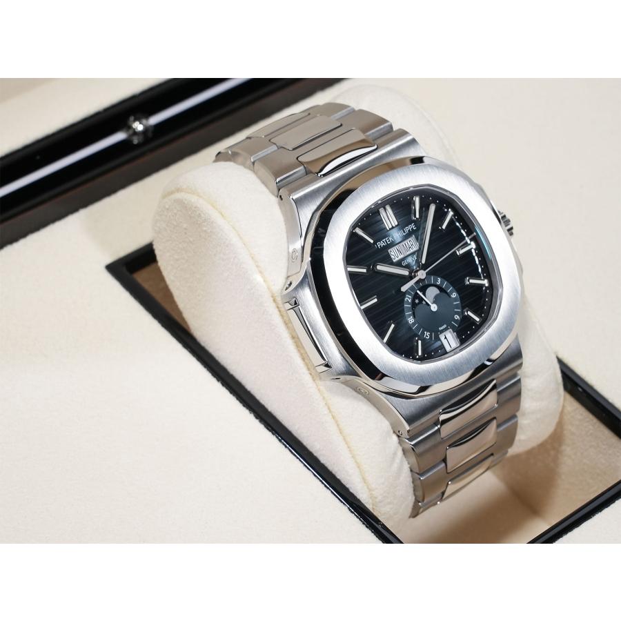 パテックフィリップ ノーチラス アニュアルカレンダー ムーンフェイズ Ref.5726/1A-014 ステンレススチール ブルー、ブラックグラデーション文字盤 | ノーチラス | 04