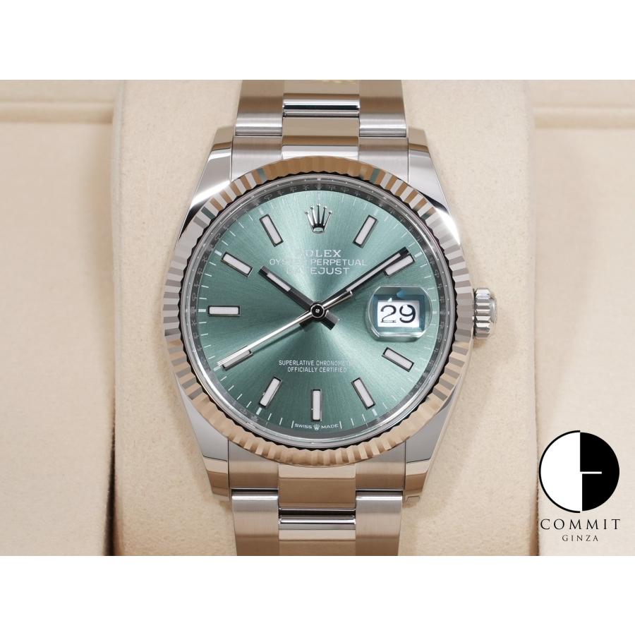 ロレックス デイトジャスト36 Ref.126234 SS/WG ミントグリーン文字盤 オイスターブレスレット | デイトジャスト