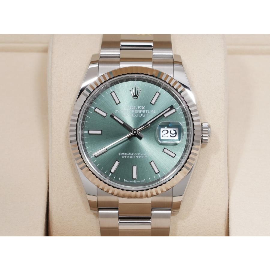 ロレックス デイトジャスト36 Ref.126234 SS/WG ミントグリーン文字盤 オイスターブレスレット | デイトジャスト | 01