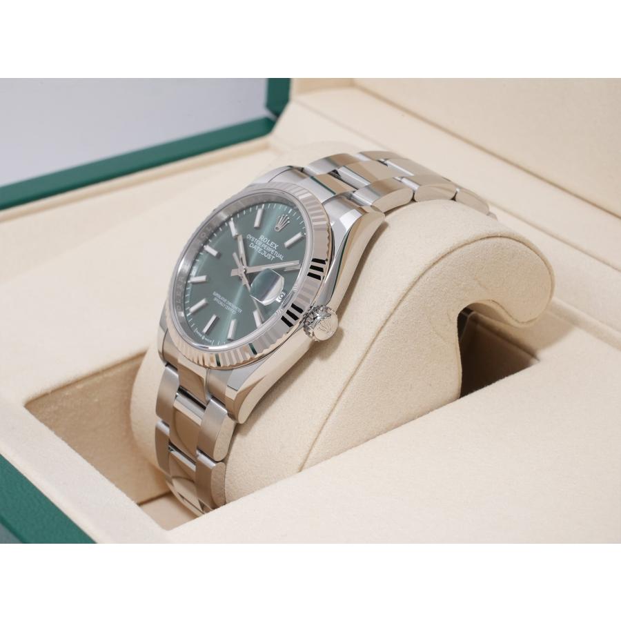 ロレックス デイトジャスト36 Ref.126234 SS/WG ミントグリーン文字盤 オイスターブレスレット | デイトジャスト | 03