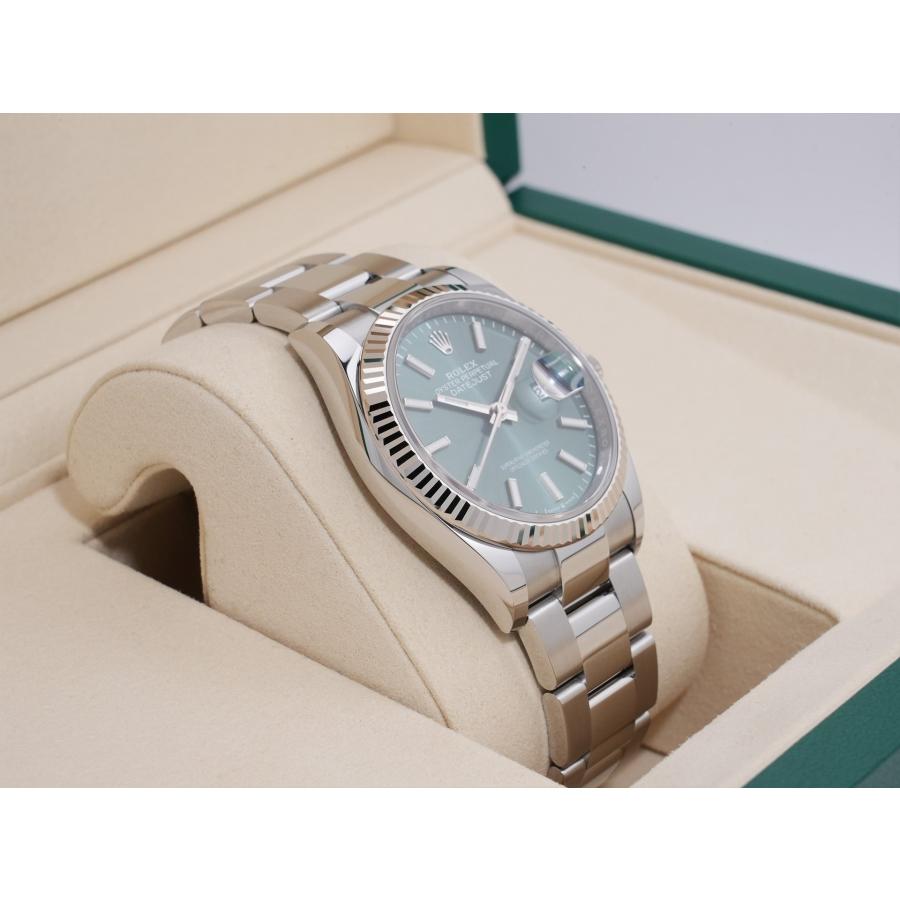 ロレックス デイトジャスト36 Ref.126234 SS/WG ミントグリーン文字盤 オイスターブレスレット | デイトジャスト | 04