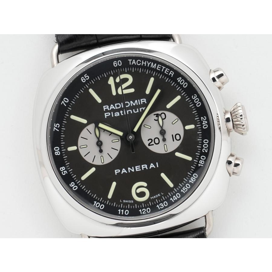 パネライ ラジオミール プラチナ クロノグラフ ヴェンペ リミテッドエディション Ref.PAM00218 プラチナ ブラック文字盤 | OFFICINE PANERAI | 02