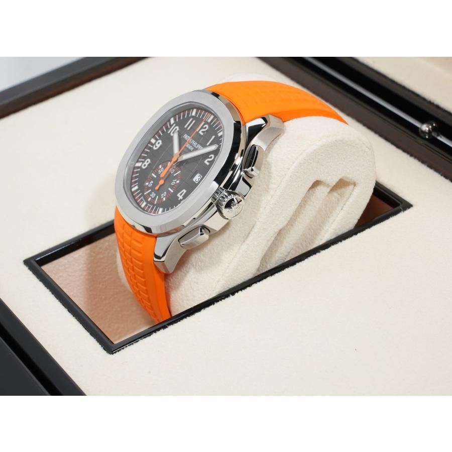 パテックフィリップ アクアノート クロノグラフ Ref.5968A-001 ステンレススチール ブラック文字盤 | アクアノート | 02