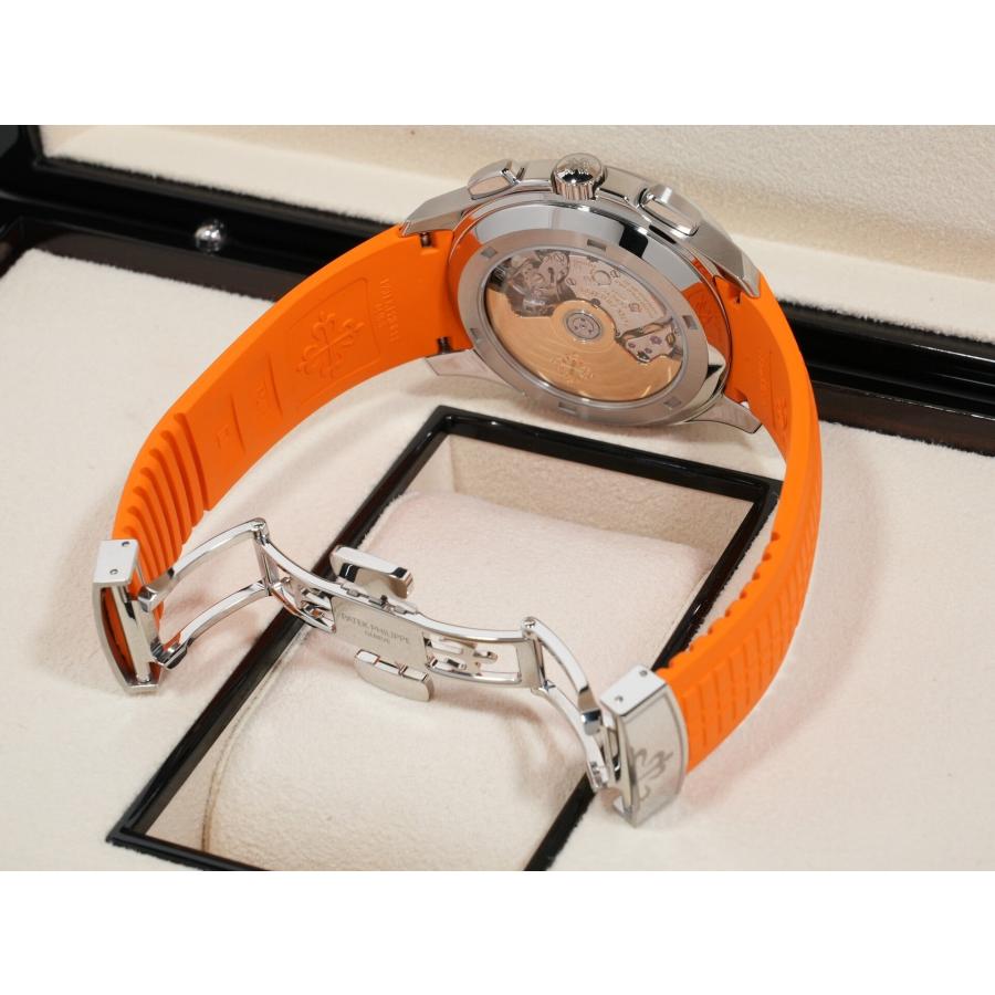 パテックフィリップ アクアノート クロノグラフ Ref.5968A-001 ステンレススチール ブラック文字盤 | アクアノート | 05