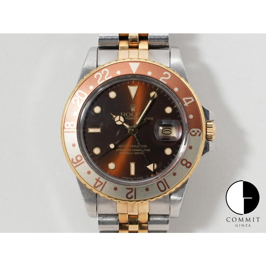 ロレックス GMTマスター Ref.16753 SS/YG ブラウン文字盤 ジュビリーブレスレット | GMTマスター
