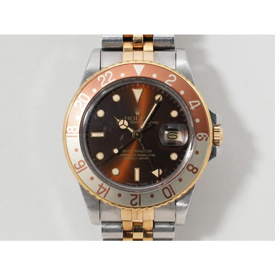ロレックス GMTマスター Ref.16753 SS/YG ブラウン文字盤 ジュビリーブレスレット | GMTマスター | 01