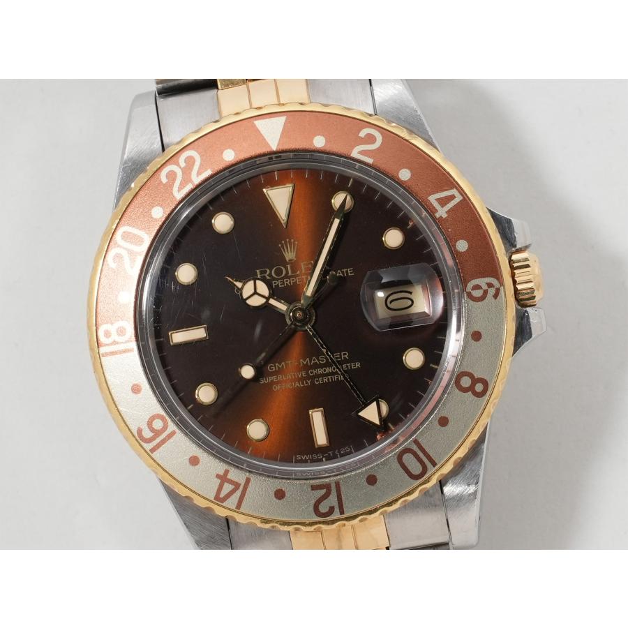 ロレックス GMTマスター Ref.16753 SS/YG ブラウン文字盤 ジュビリーブレスレット | GMTマスター | 02