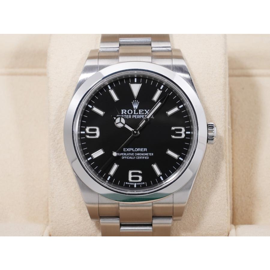 ロレックス エクスプローラーI Ref.214270 ステンレススチール ブラック文字盤 オイスターブレスレット | エクスプローラー（ROLEX） | 01