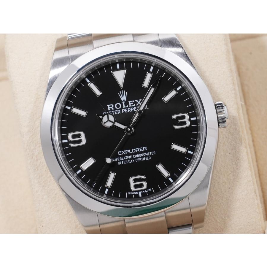 ロレックス エクスプローラーI Ref.214270 ステンレススチール ブラック文字盤 オイスターブレスレット | エクスプローラー（ROLEX） | 02