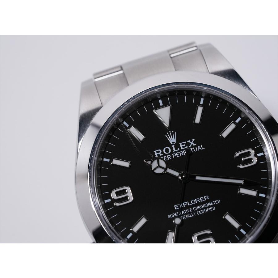 ロレックス エクスプローラーI Ref.214270 ステンレススチール ブラック文字盤 オイスターブレスレット | エクスプローラー（ROLEX） | 09