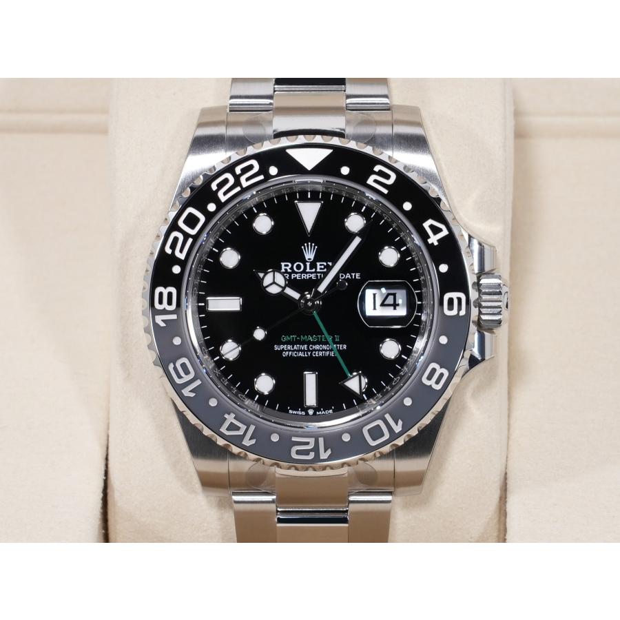 ロレックス GMTマスターII Ref.126710GRNR SS ブラック文字盤 オイスターブレスレット | GMTマスター | 01
