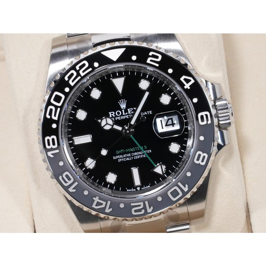 ロレックス GMTマスターII Ref.126710GRNR SS ブラック文字盤 オイスターブレスレット | GMTマスター | 02