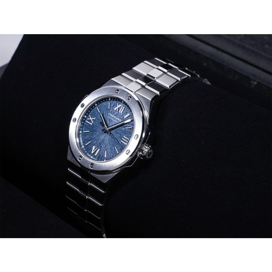 ショパール アルパイン イーグル 36 Ref.298601-3001 SS ブルー文字盤｜04