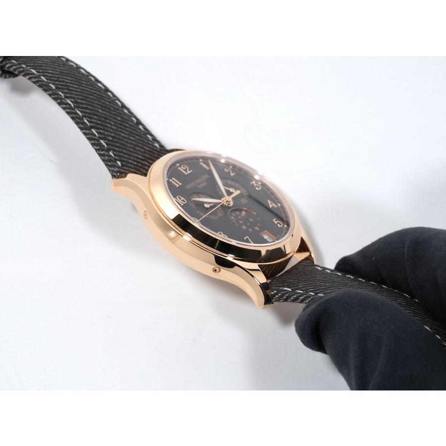 パテックフィリップ アニュアルカレンダー ムーンフェイズ Ref.4946R-001 ローズゴールド チェスナット、縦横サテン仕上げ文字盤 | PATEK PHILIPPE | 04