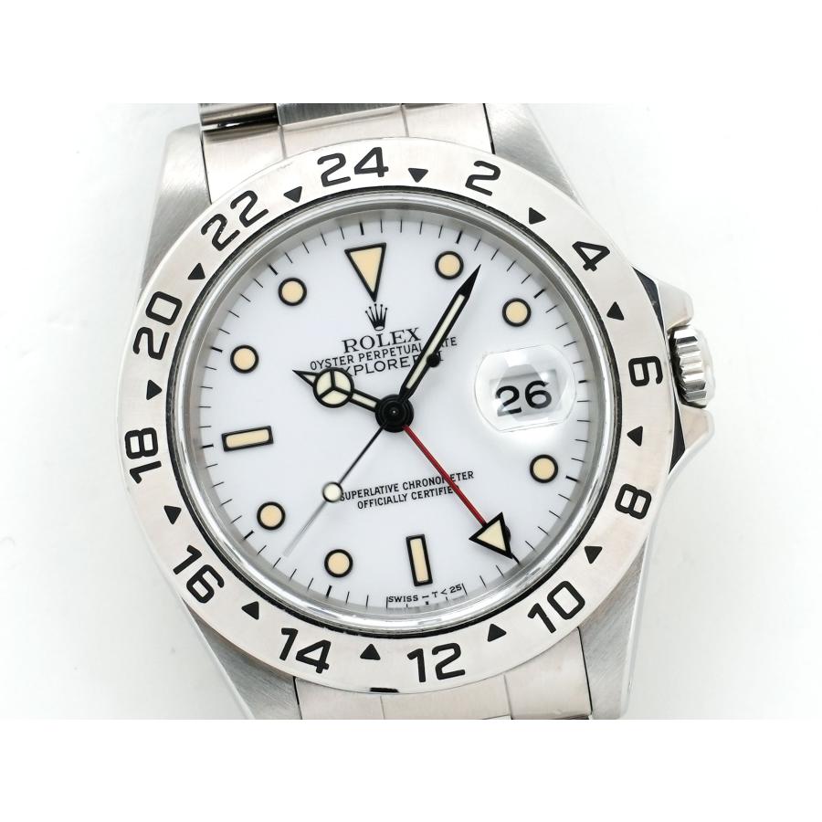 ロレックス エクスプローラーII Ref.16570 ステンレススチール ホワイト文字盤 オイスターブレスレット | エクスプローラーII | 02