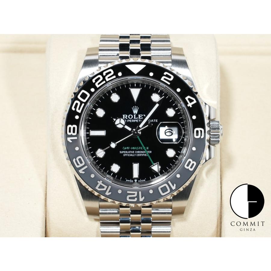 ロレックス GMTマスターII Ref.126710GRNR ステンレススチール ブラック文字盤 ジュビリーブレスレット | GMTマスター