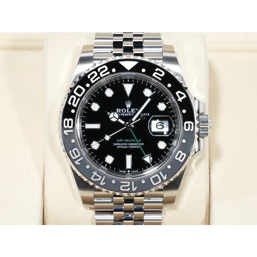 ロレックス GMTマスターII Ref.126710GRNR ステンレススチール ブラック文字盤 ジュビリーブレスレット | GMTマスター | 01