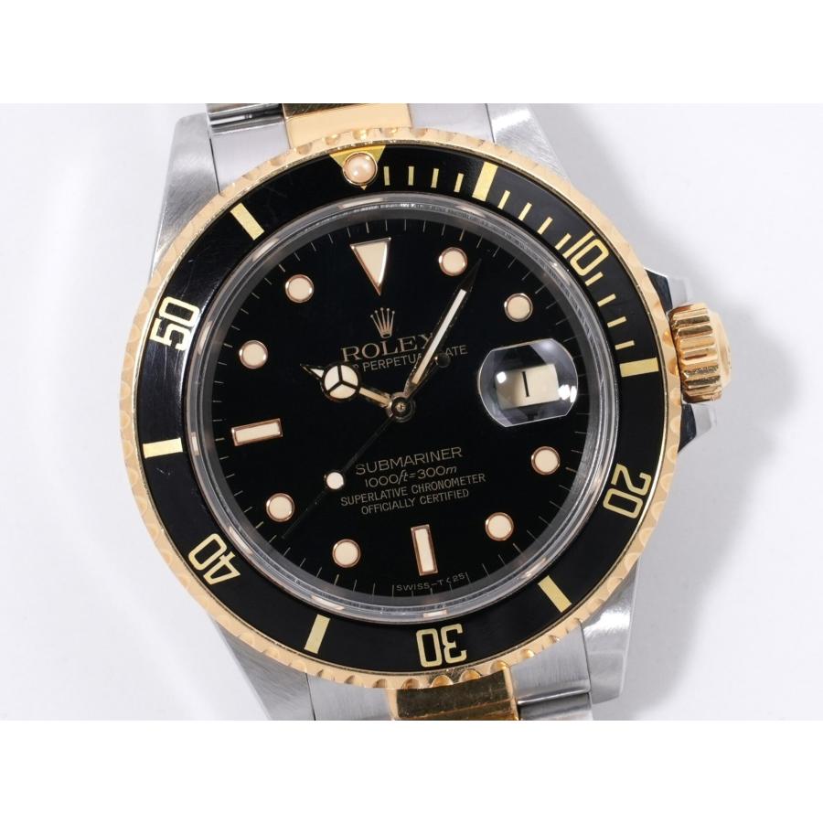 ロレックス サブマリーナー デイト Ref.16803 ステンレススチール/イエローゴールド ブラック文字盤 | サブマリーナー | 02