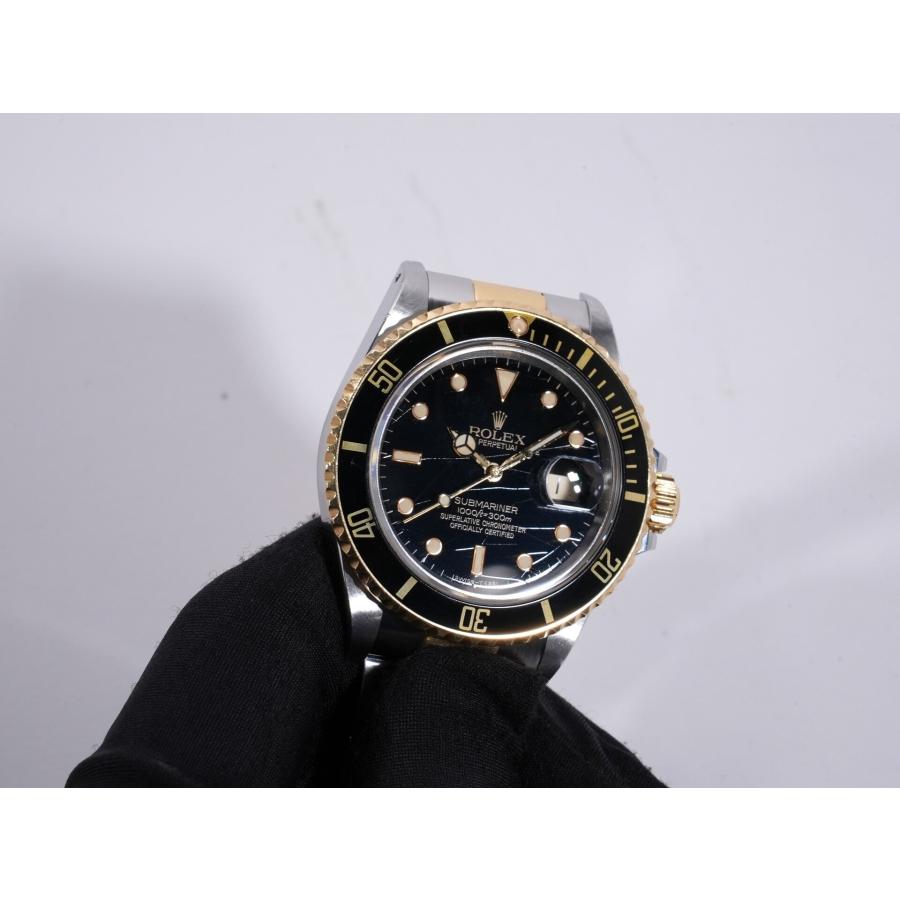 ロレックス サブマリーナー デイト Ref.16803 ステンレススチール/イエローゴールド ブラック文字盤 | サブマリーナー | 09
