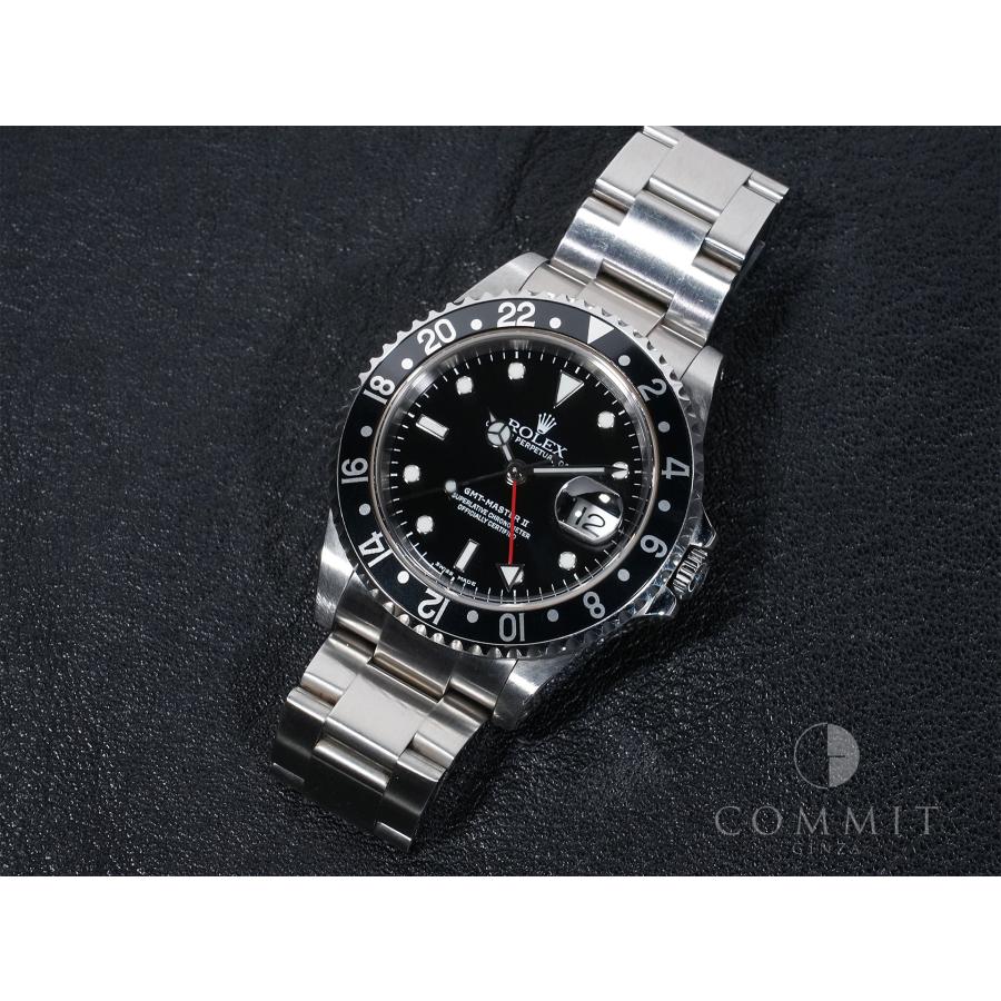 ロレックス GMTマスターII Ref.16710 ステンレススチール ブラック文字盤 オイスターブレスレット | GMTマスター | 10