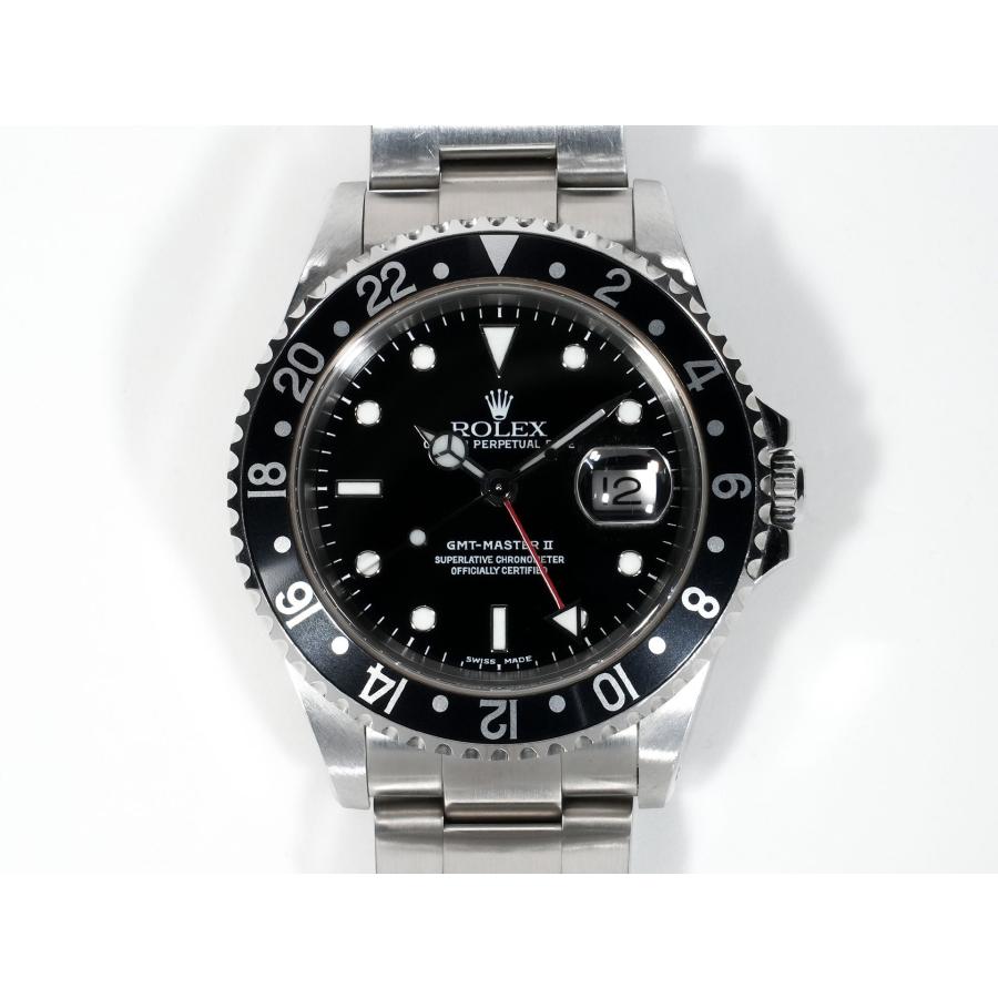 ロレックス GMTマスターII Ref.16710 ステンレススチール ブラック文字盤 オイスターブレスレット | GMTマスター | 01