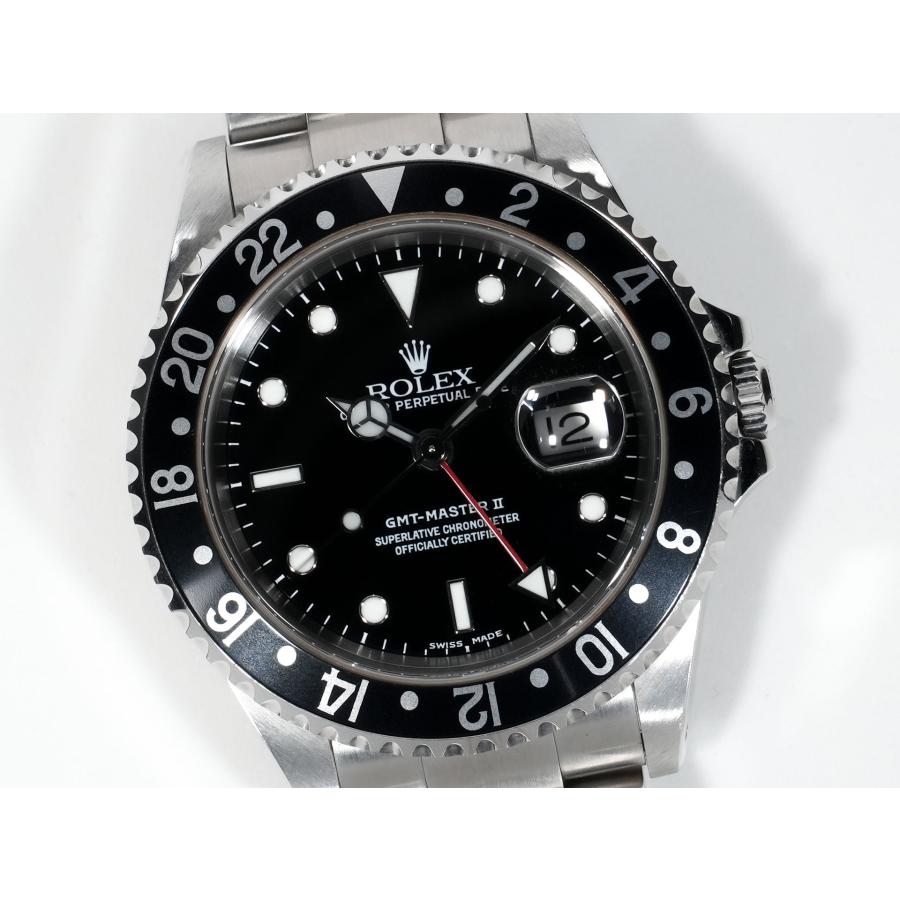 ロレックス GMTマスターII Ref.16710 ステンレススチール ブラック文字盤 オイスターブレスレット | GMTマスター | 02