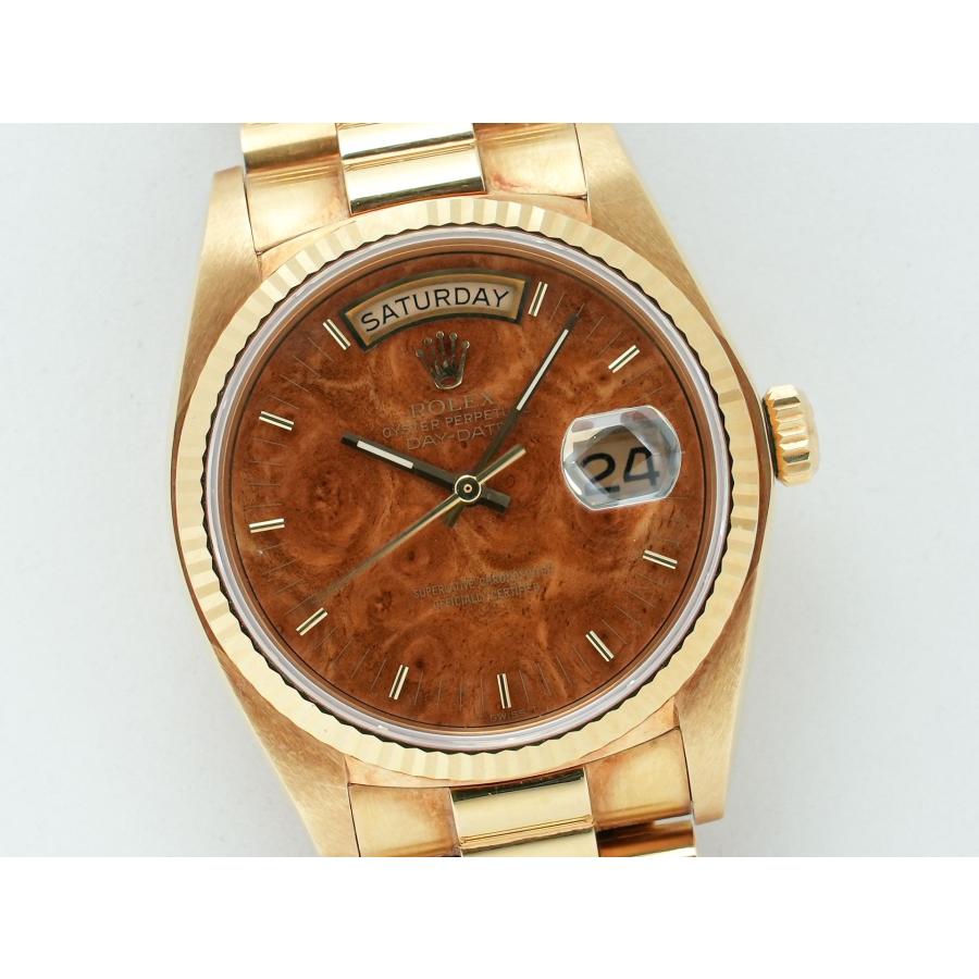 ロレックス デイデイト36 Ref.18038 イエローゴールド マホガニー文字盤 | デイデイト | 02