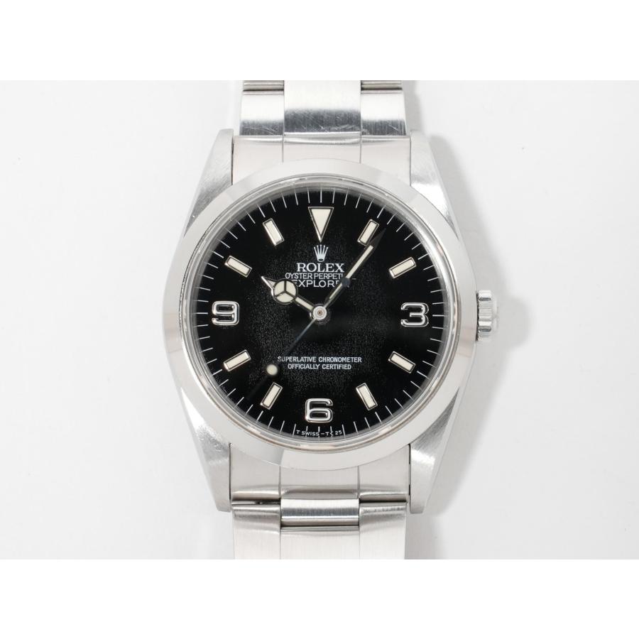 ロレックス エクスプローラーI Ref.14270 ステンレススチール ブラック文字盤 オイスターブレスレット | エクスプローラー（ROLEX） | 01
