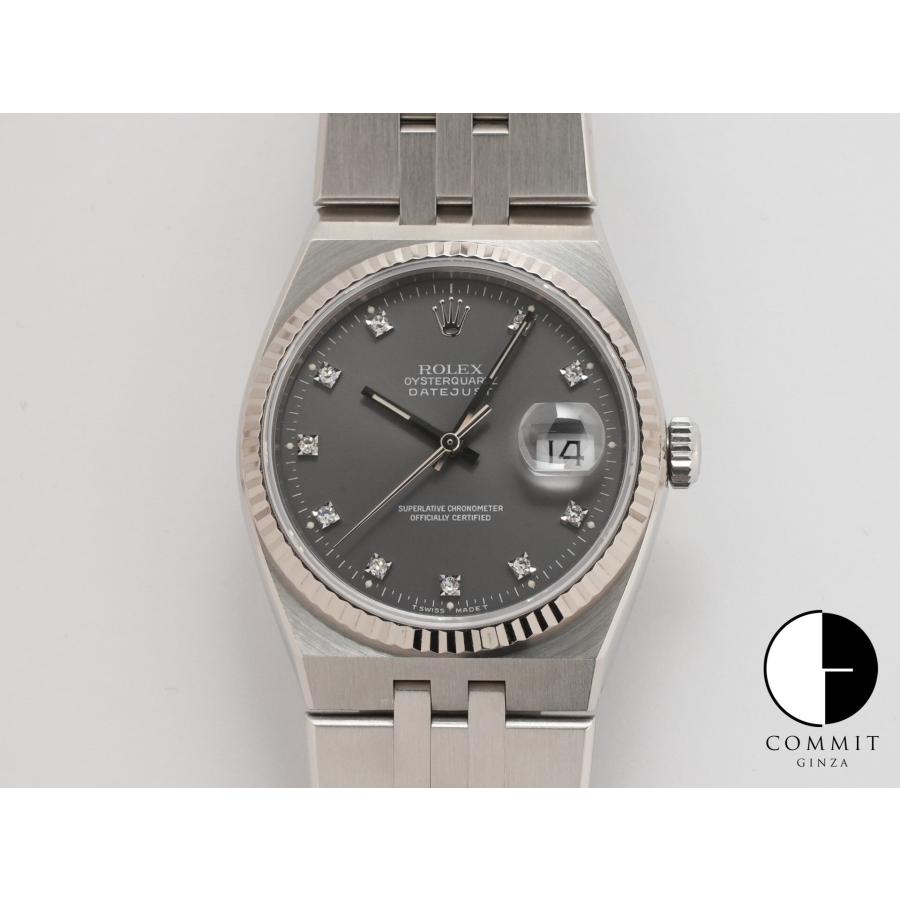 ロレックス オイスタークォーツ Ref.17014 SS グレー10Pダイヤ文字盤 | ROLEX